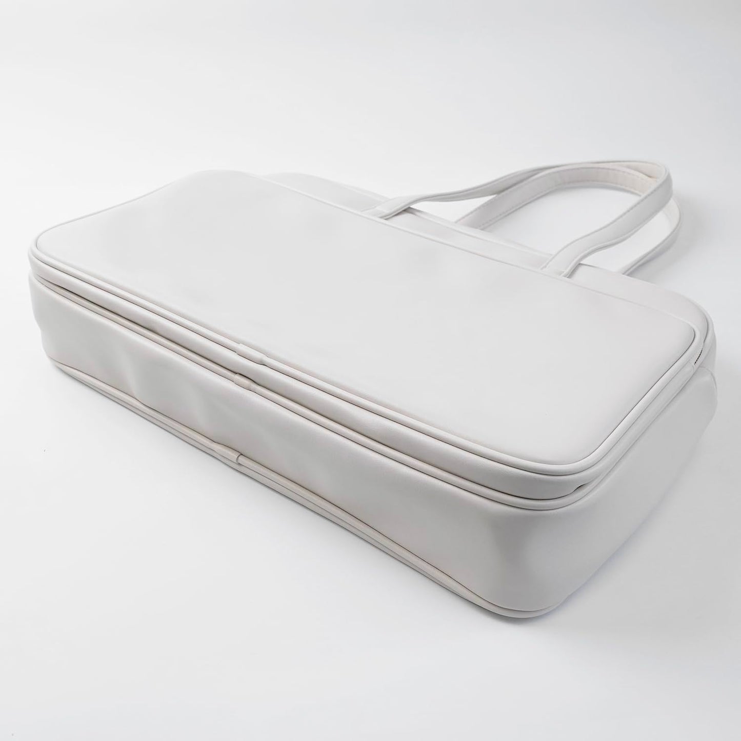 Laptop Tote for Men & Women 14Inch Computer Bags Briefcase Business Office Travel Work Handbag Carrying Bag with Large Front Pocket Color White