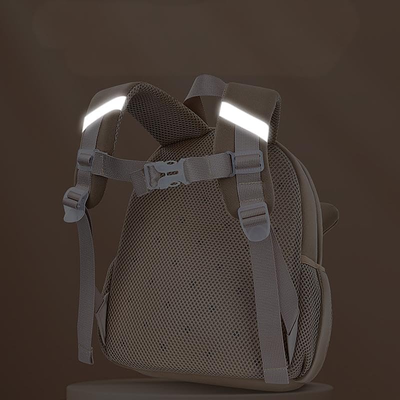 Padgene Toddler Backpacks Kids Preschool Backpack Waterproof Neoprene Animal Schoolbag Lunch backpack 3D Cartoon Mini Travel Bag for Boys Girls Ages 3-5