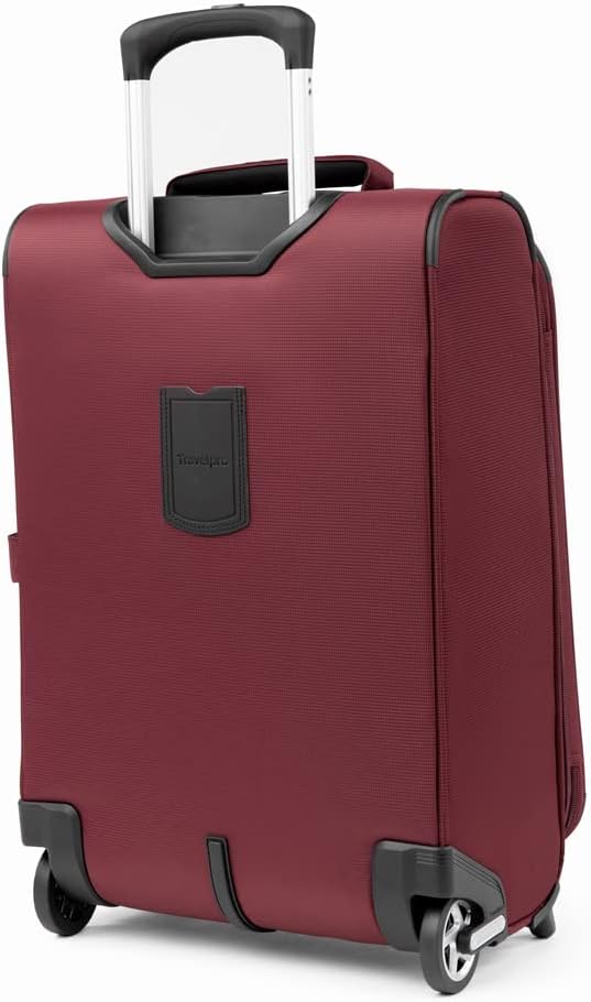 Travelpro Maxlite 5 Softside Expandable Upright 2 Wheel Carry-on Luggage, Lightweight, 22-Inch — Burgundy