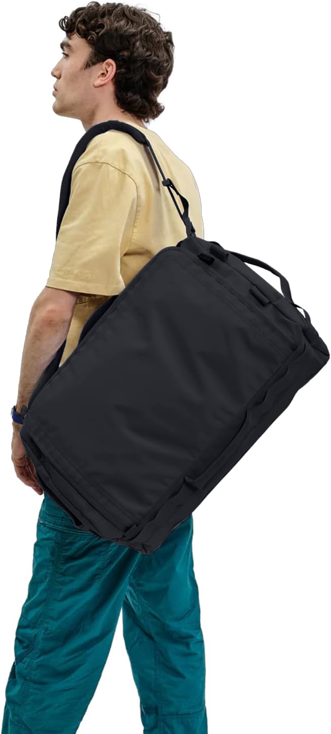 Baboon to the Moon Go-Bag Medium 40L – Detachable Straps, Small Duffle Bag for Travel, Gym Bag for Women, Mens Travel Bag, Duffel Bags for Traveling, Travel Duffel Bags for Women (Black)