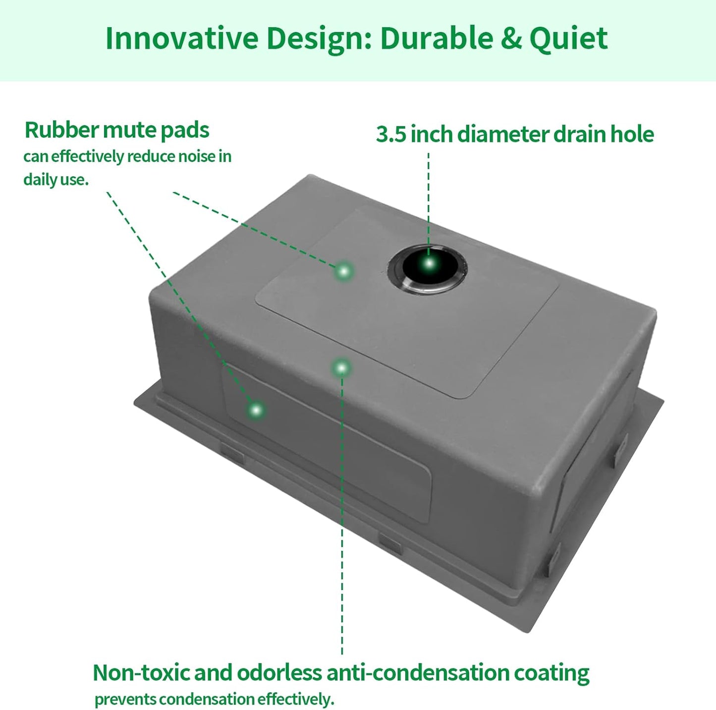 25 x 22 Inch Kitchen Sink, Drop In Stainless Steel Single Bowl Workstation Sink,with Cutting Board,for Kitchen, Laundry, Utility Room