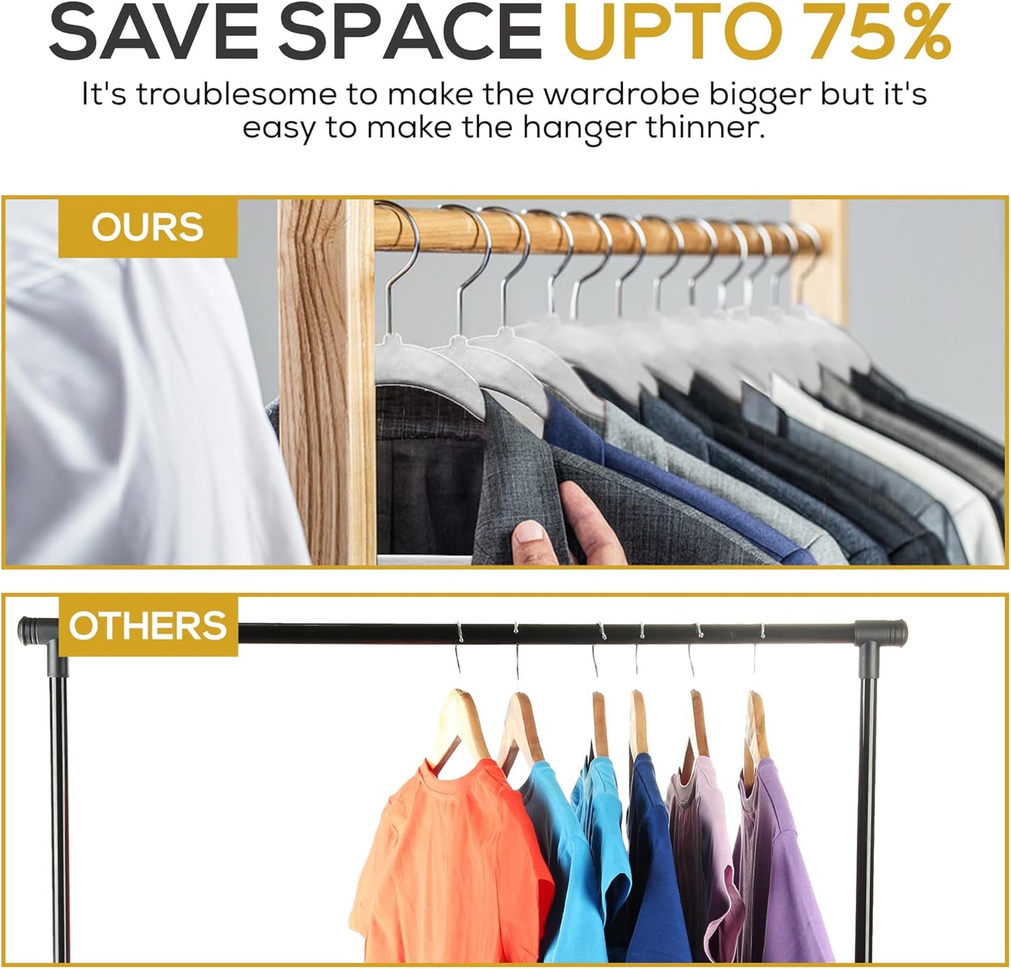 Premium Velvet Hangers 50 Pack Ultra Thin Non Slip Adult Felt Space Saving Suit Hanger for Closet Heavy Duty Coat Pants Jackets Dress Hangers 360° Swivel Hook Hold Upto 10 lbs Silver Birch