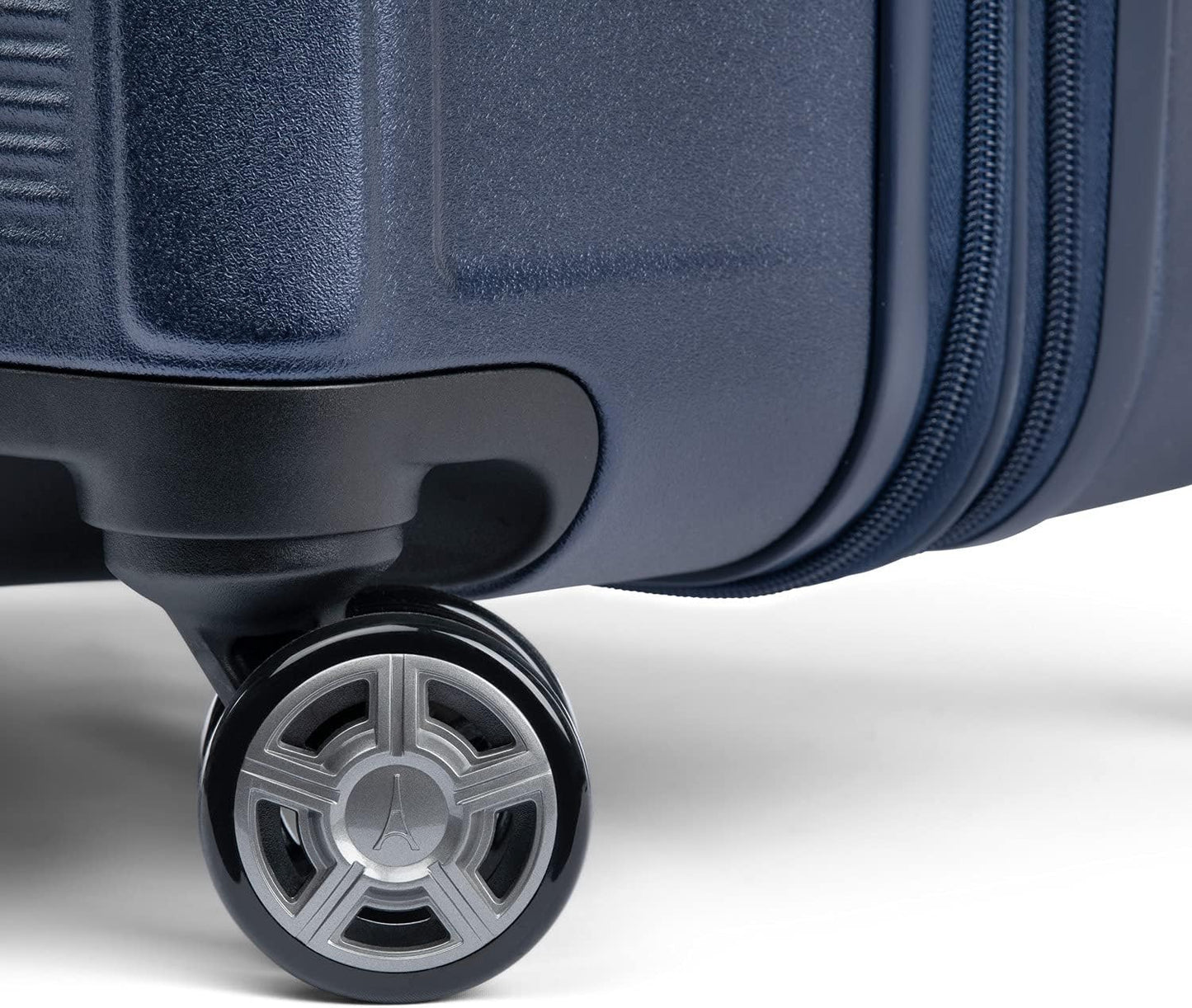 Travelpro Platinum Elite Hardside Expandable Checked Luggage, 8 Wheel Spinner, TSA Lock, Hard Shell Polycarbonate Suitcase, True Navy Blue, Checked Medium 25-Inch