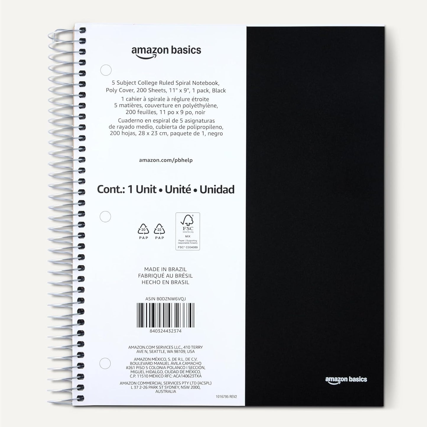 Amazon Basics 8 Tier Over the Door Shoe Organizer, Large, Dark Grey