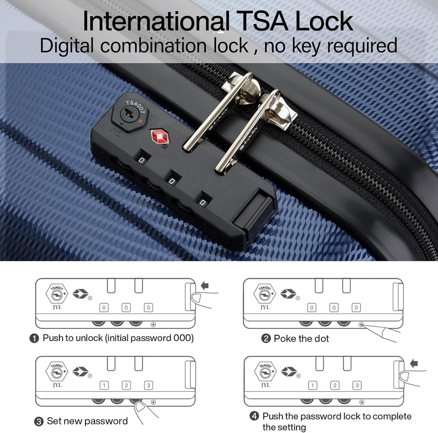 Hanke 16 inch Underseat Carry on Suitcases with Wheels,Lightweight Hard Shell Carry on Luggage with Wheels for Weekender, Small Suitcase,Travel Luggage Christmas Gifts for Birthday (Dark Blue)