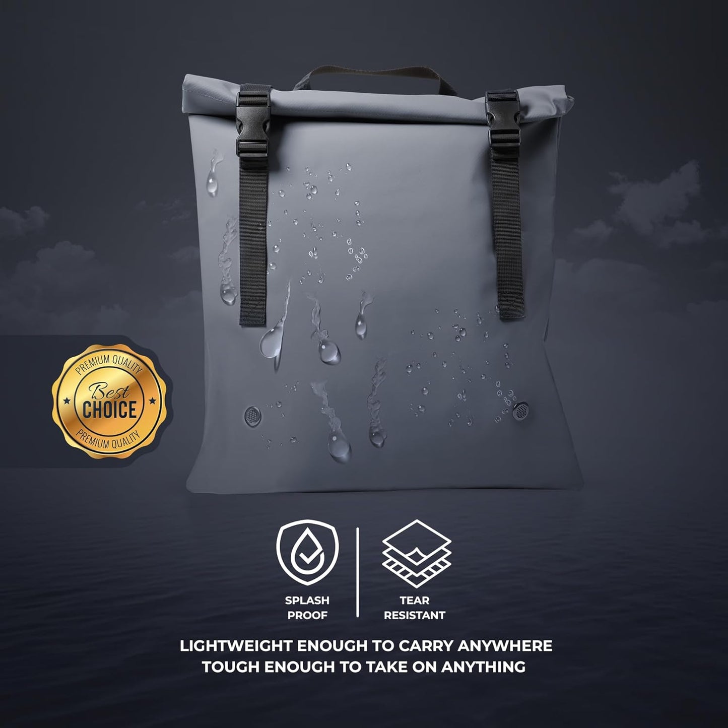 Versatile Water-resistant Shoe & Gym Bag – Travel-Ready, Washable TPU Storage with Vent, Fits up to Men’s 13