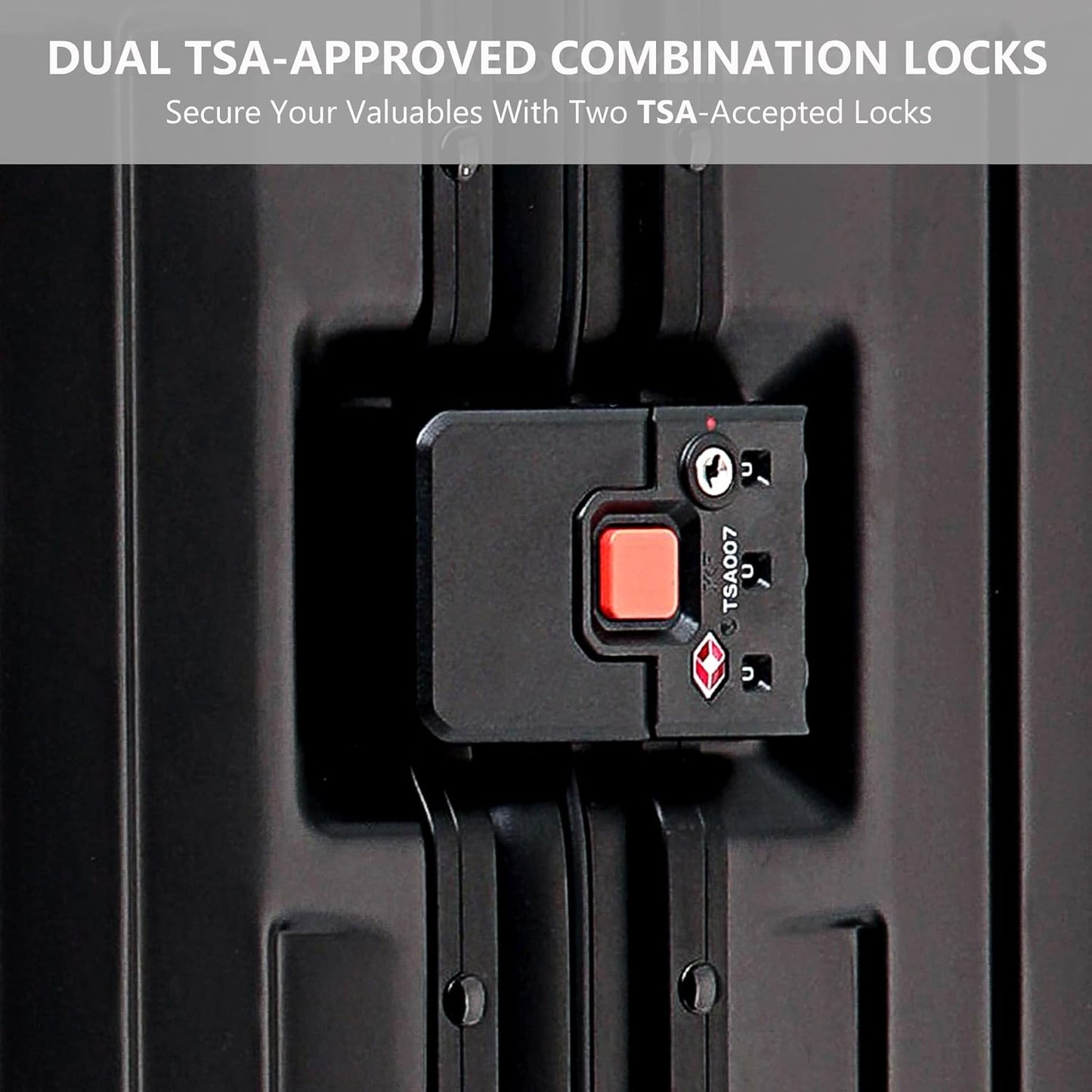 YYW Aluminum Carry-On Luggage Airline Approved Lightweight Suitcase with TSA Lock and Silent Wheels, Hardshell Spinner Business Travel (Gunmetal gray, 24in)