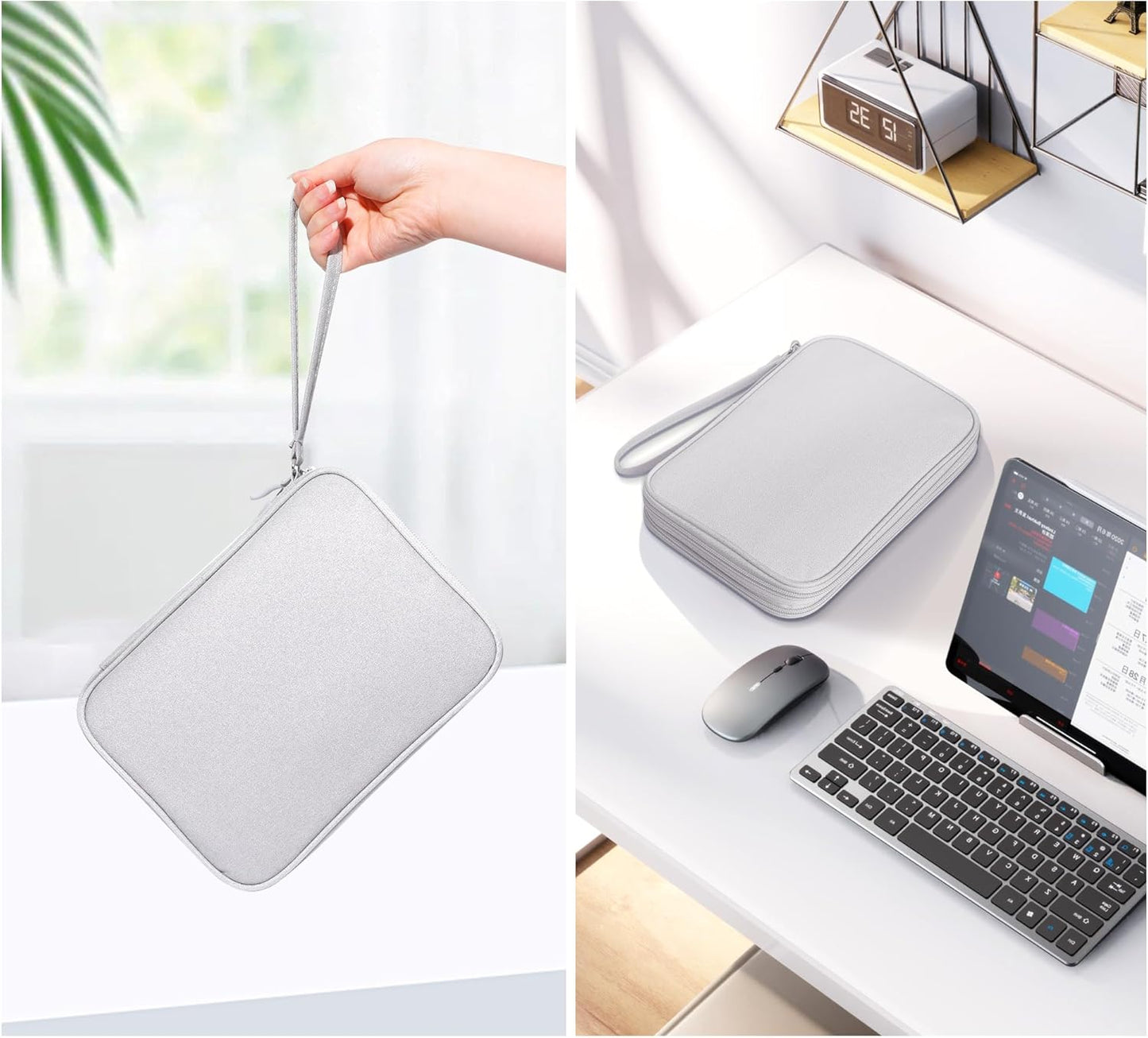 CILLA Electronics Organizer Travel, Travel Cord Organizer Case, Compact Electronics Accessories Bag for Cable, Cord, Charger, Phone