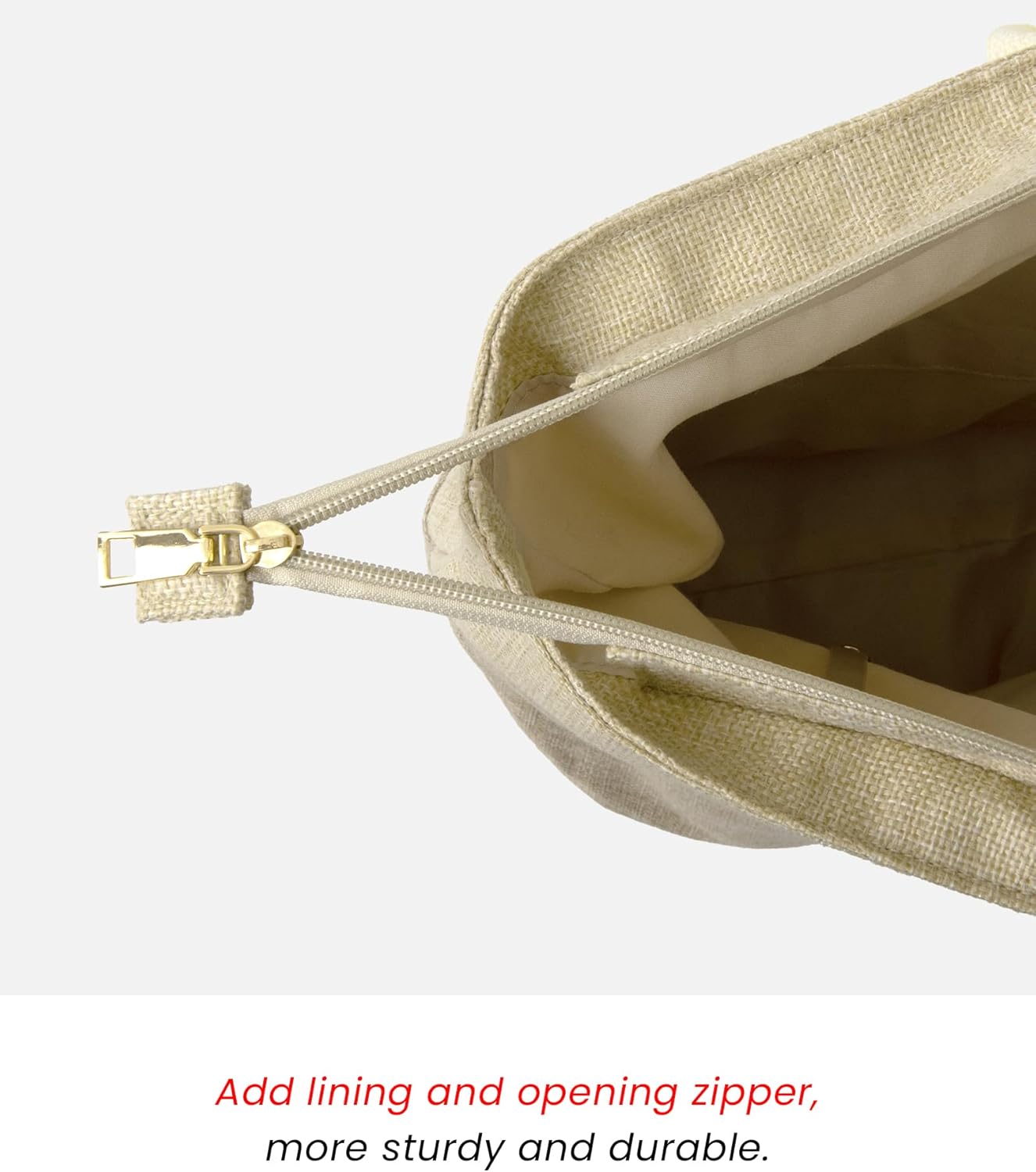 Large Beach Tote Bag with Zipper-Travel Tote Bag for Women with Sun Hat Holder Strap Boho Summer Beach Tote