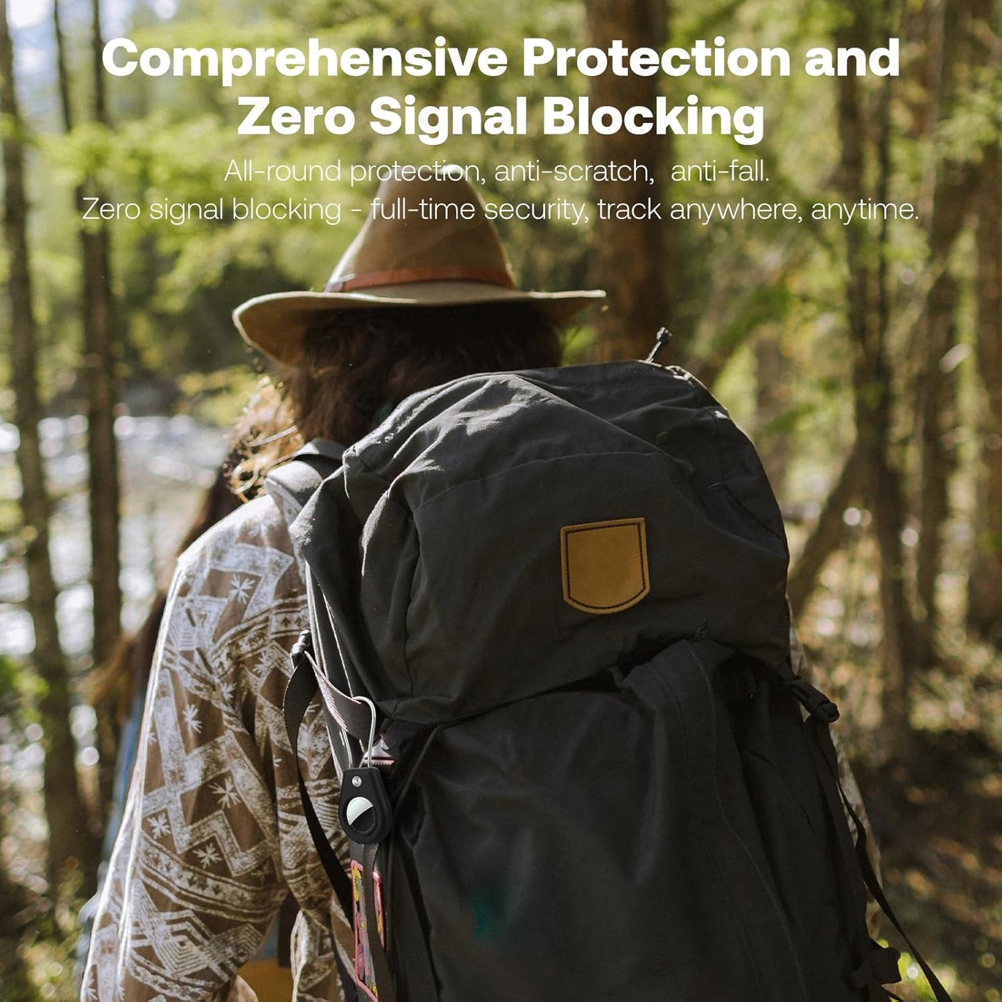 4 Pack Protect Case Compatible with Apple AirTag, Secure GPS Tracker Holder with Wire Cable Shockproof & Anti-Theif Suitable for Keychain, Keys, Luggage, Bags and Kids