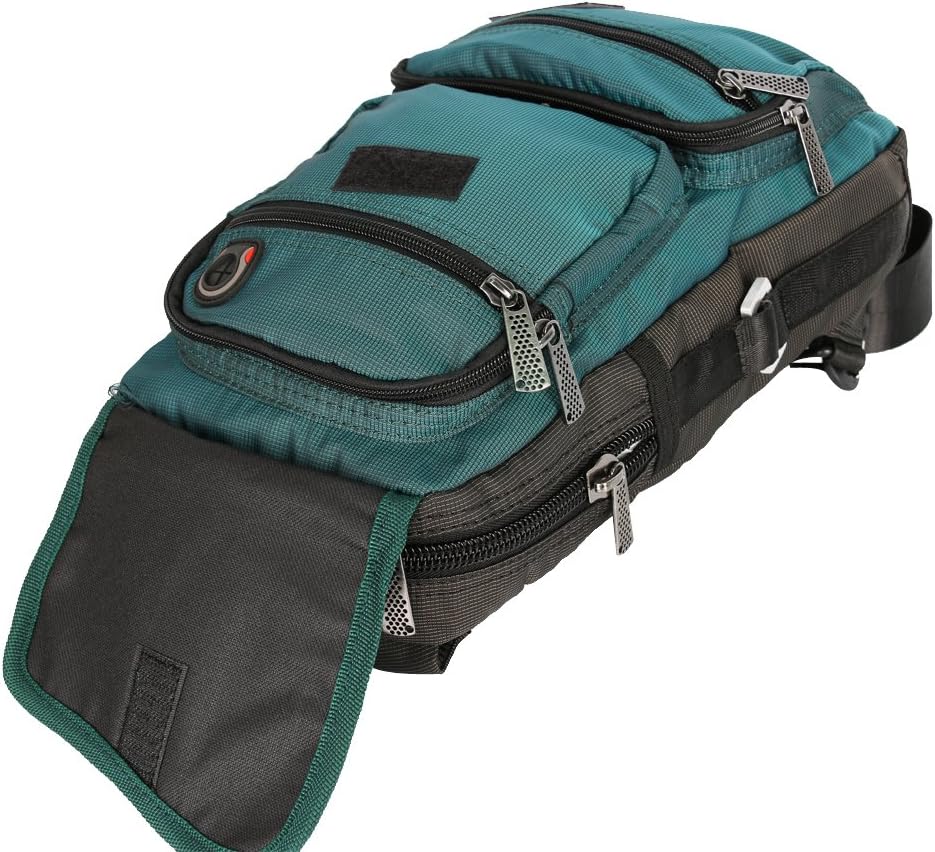 Sling Bag Chest Shoulder Backpack Crossbody Multipurpose Daypack For Men Women Blue