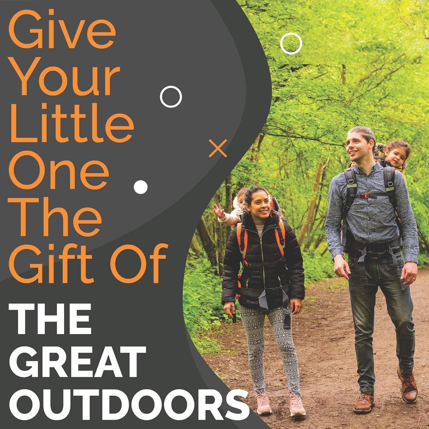 2-in 1 Baby Backpack Carrier - Ergonomic Toddler Hiking/Baby Hiking Backpack Carrier with Removable Bag, Diaper Change Pad, Insulated Pocket + Rain and Sun Hood to Protect Your Child