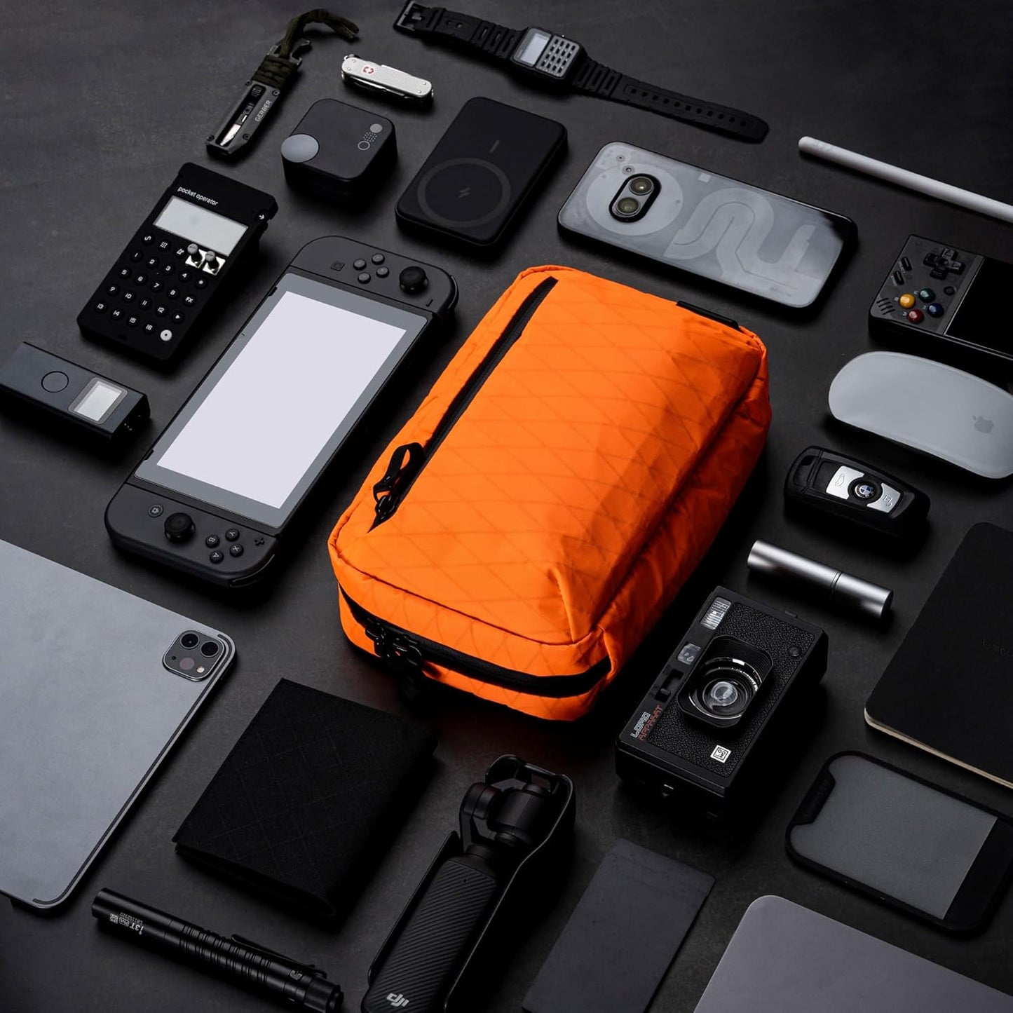 ALPAKA Elements Tech Case - Travel Organizer Pouch for Electronics, Cables, EDC with Weatherproof Fabrics, YKK Zippers
