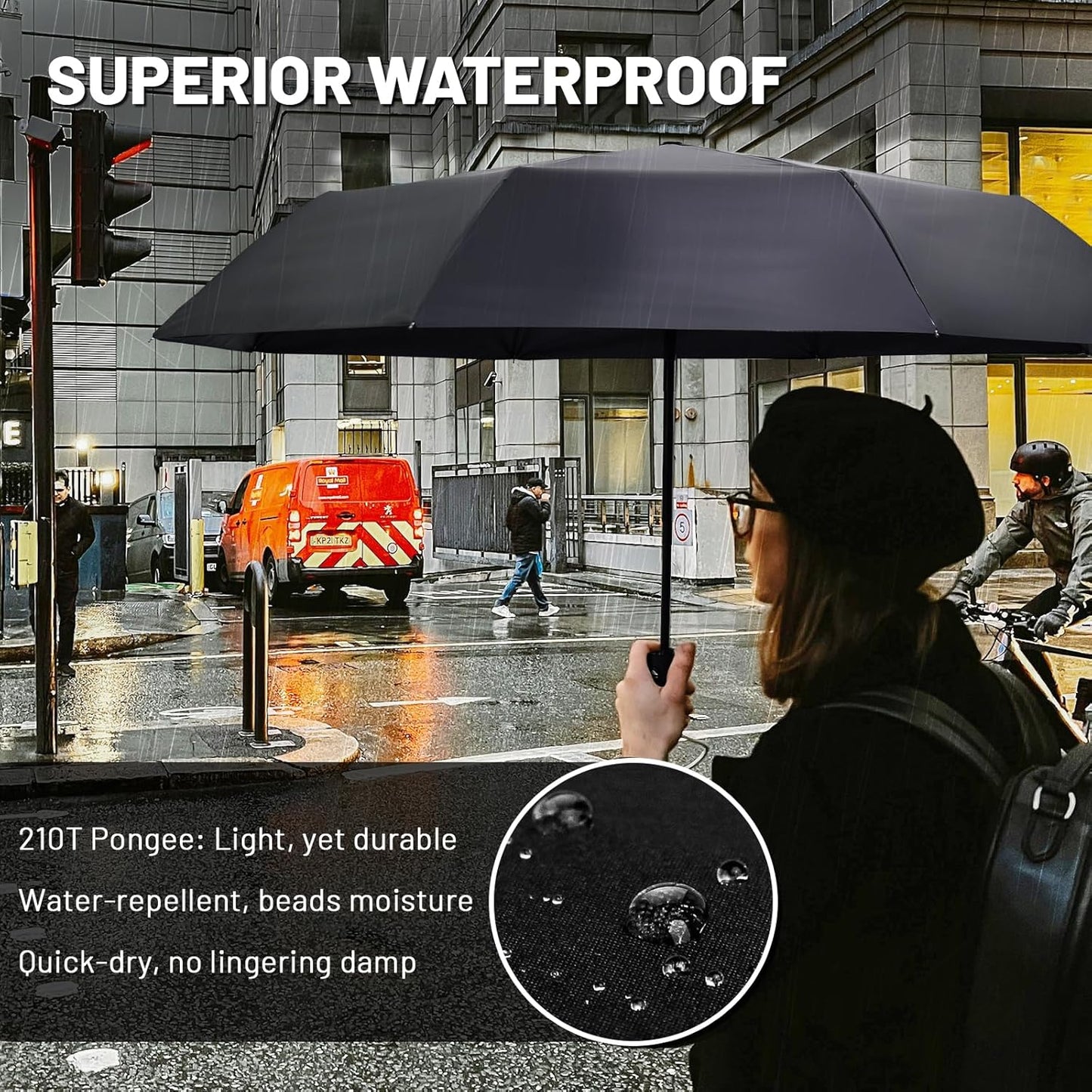 SY COMPACT Travel Umbrella Windproof Automatic Umbrellas Small Compact UV Sun Protection Factory Outlet Umbrella