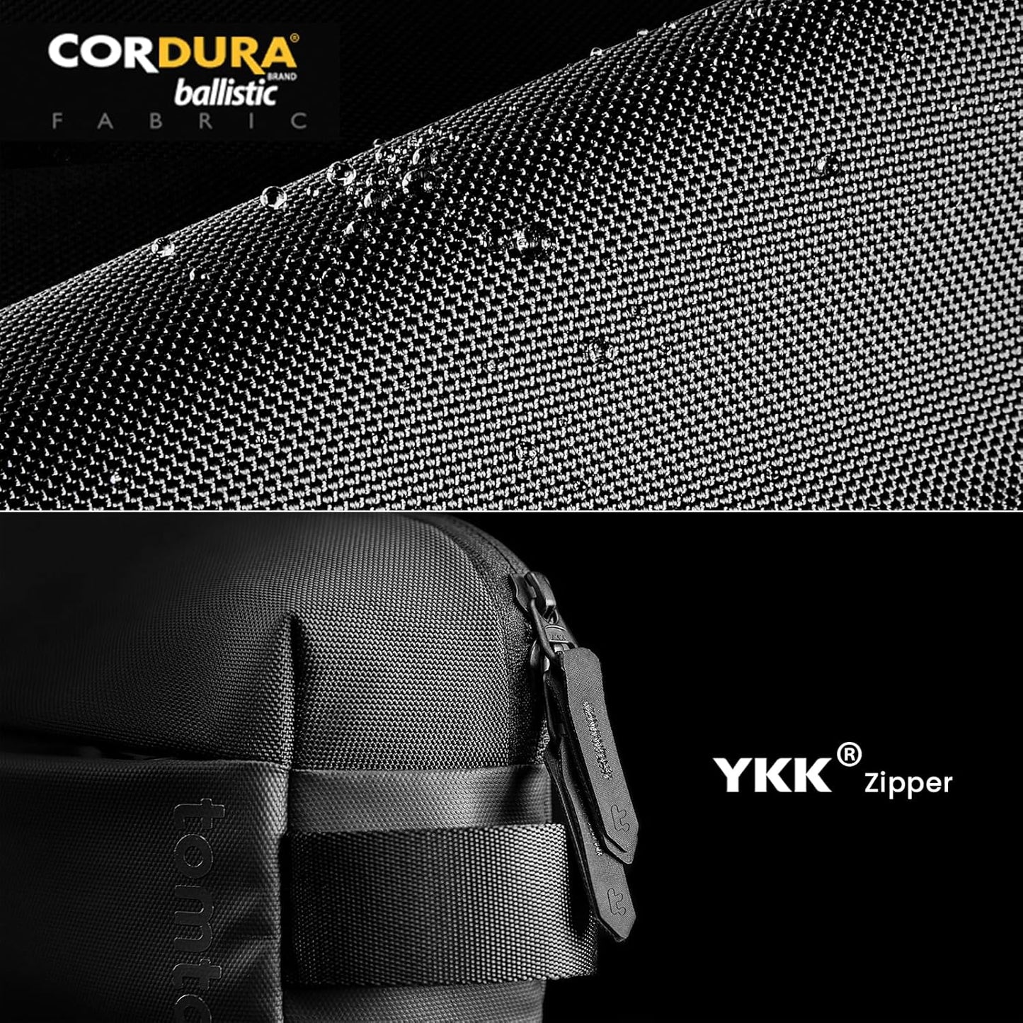 tomtoc Compact EDC Sling Bag, Minimalist Chest Shoulder Backpack Crossbody Bag for Men Women, Lightweight Carry Casual Bag