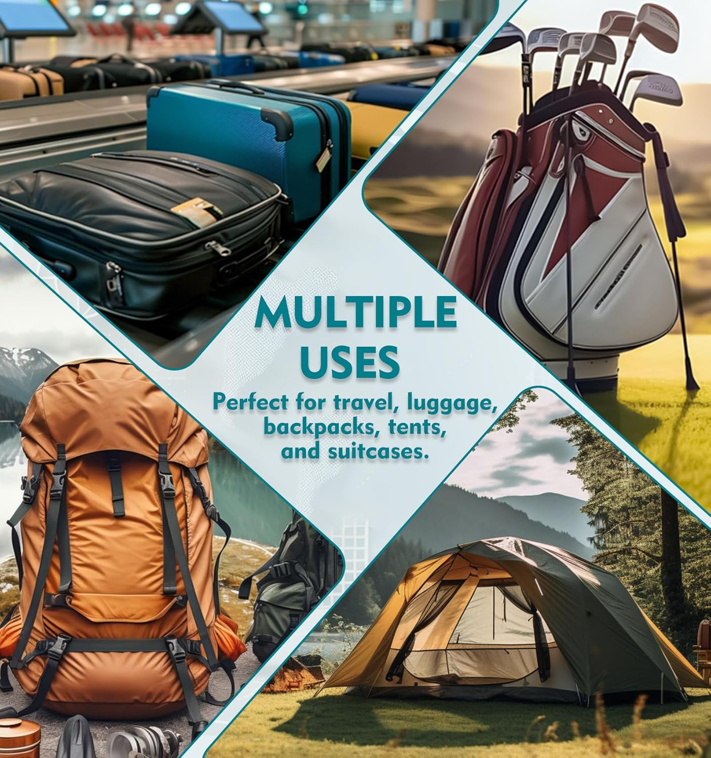 ANVIL 4 Digit Luggage Locks, TSA Locks for Luggage, Advanced TSA008 core, Alert Indicator for Your Travel Lock, Suitcase Lock. (4, Rose Purple)