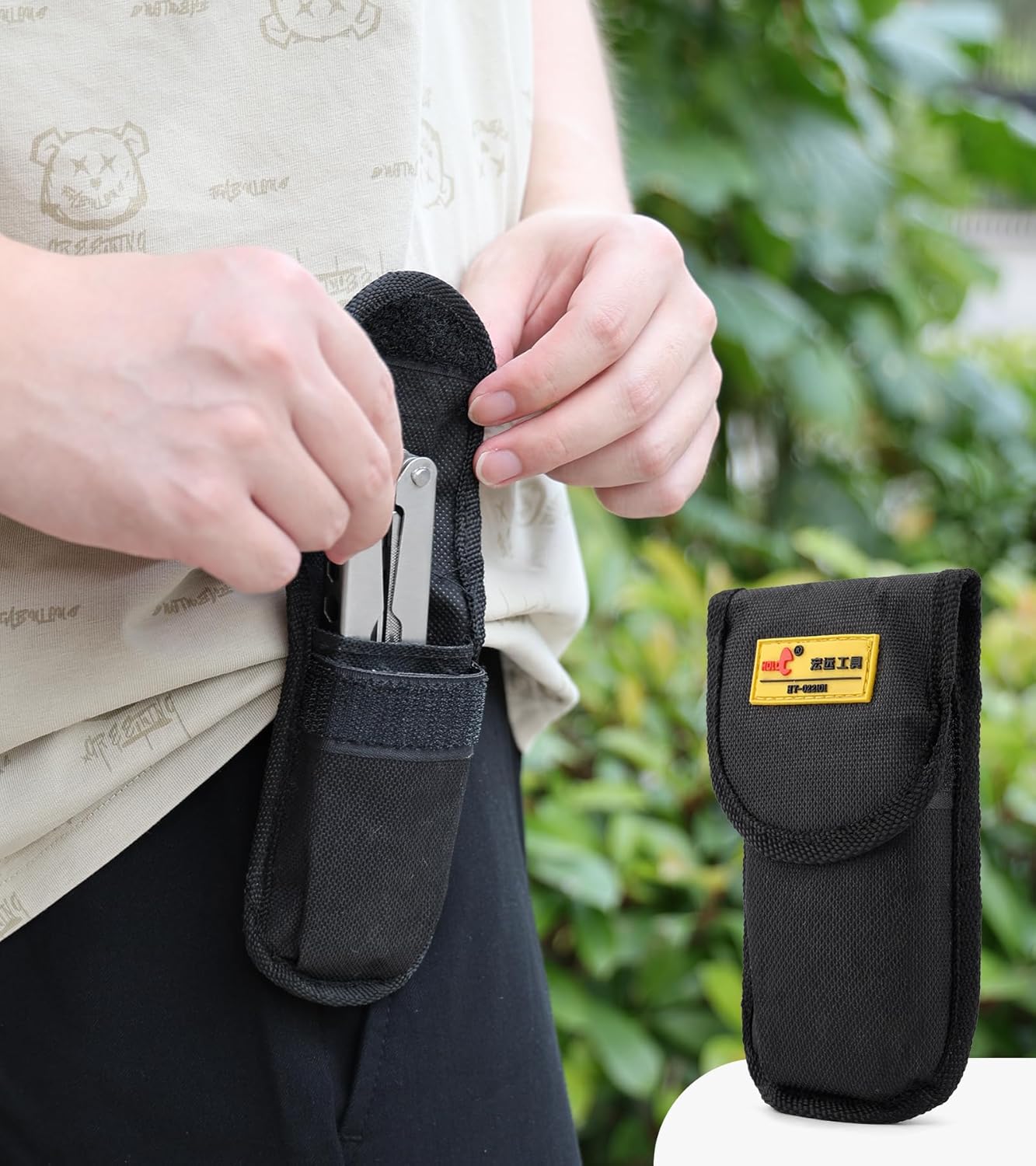 21-in-1 Multitools Needle Nose Pliers, Pocket Knife,Screwdriver, Bottle and Can Opener with Storage Bag-Apply to Survival,Camping, Hunting and Hiking