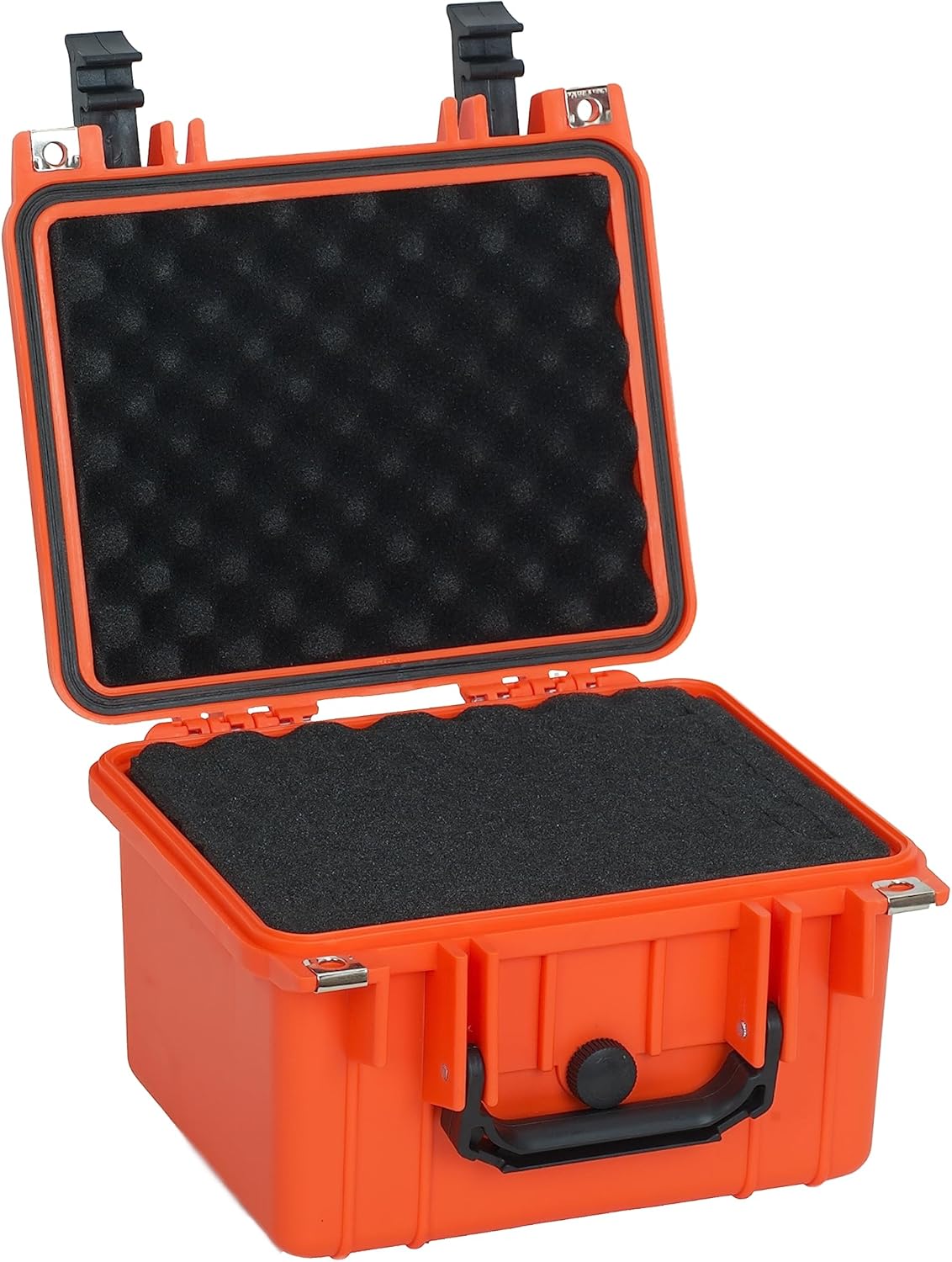 MEIJIA Portable All Weather IP67 Waterproof Camera Case,hard case with Customizable Fit Foam,Fit Use of Drones,Camera,Equipments,10.62 x9.68x6.87inches(Orange)