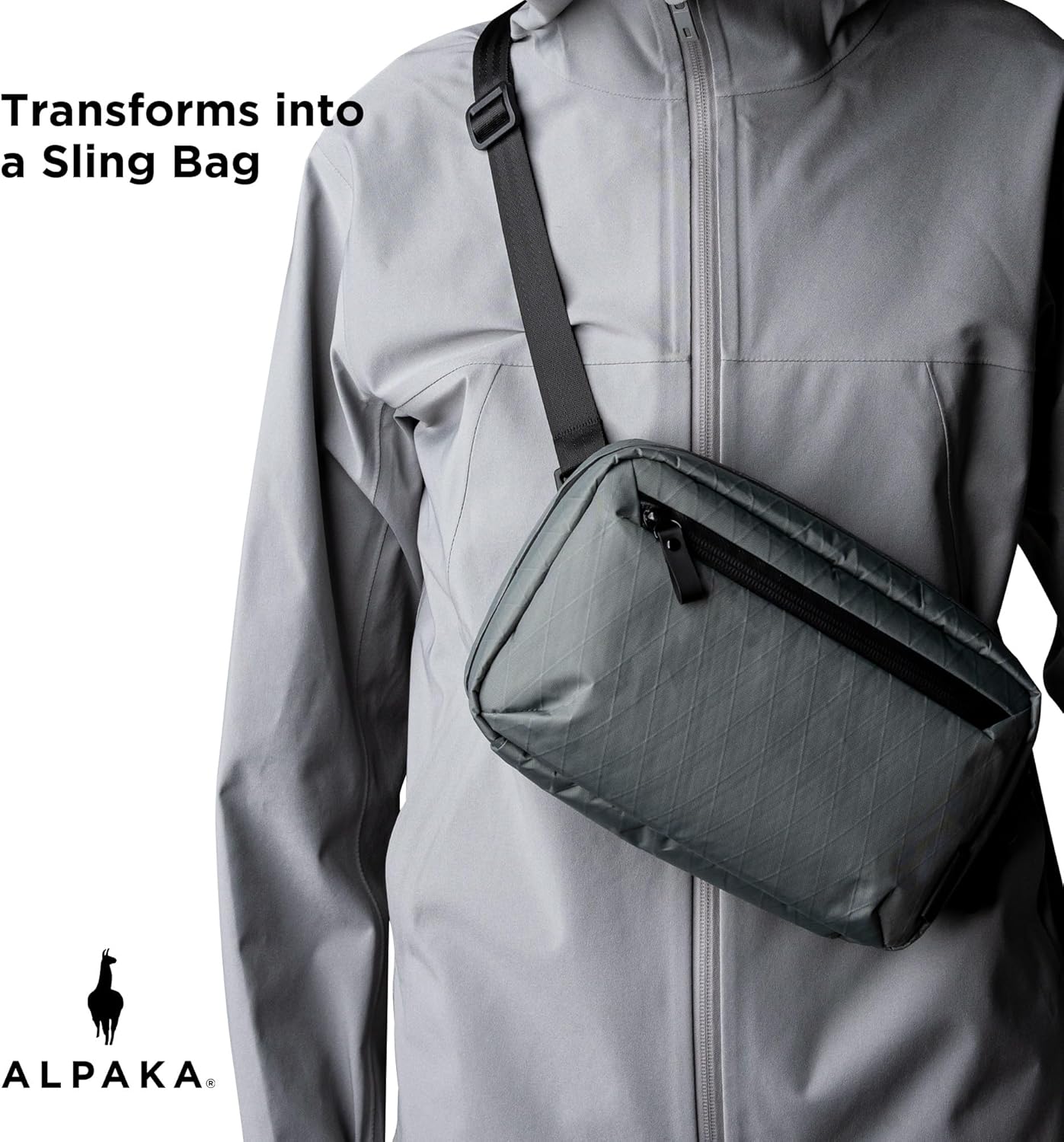 ALPAKA Elements Tech Case - Travel Organizer Pouch for Electronics, Cables, EDC with Weatherproof Fabrics, YKK Zippers
