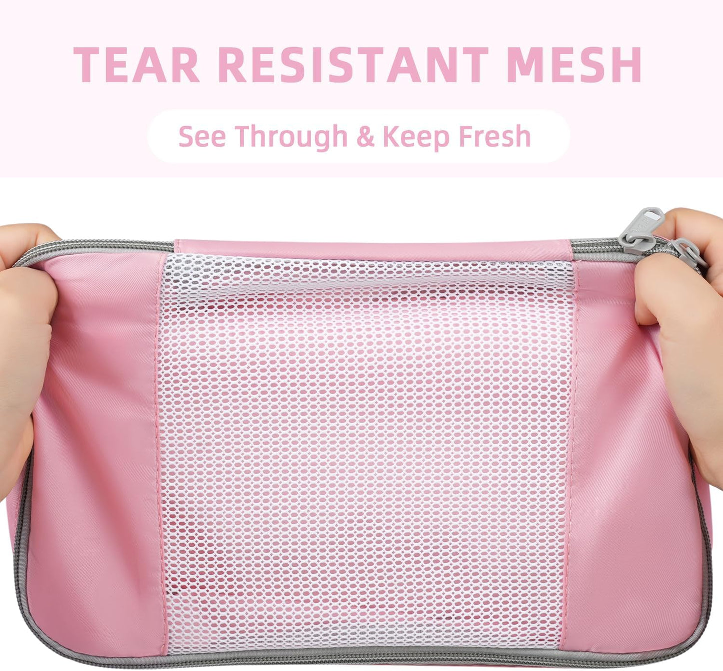 BAGAIL 6 Set/8 Set/10 Set Packing Cubes Various Sizes Packing Organizer for Travel Accessories Luggage Carry On Suitcase