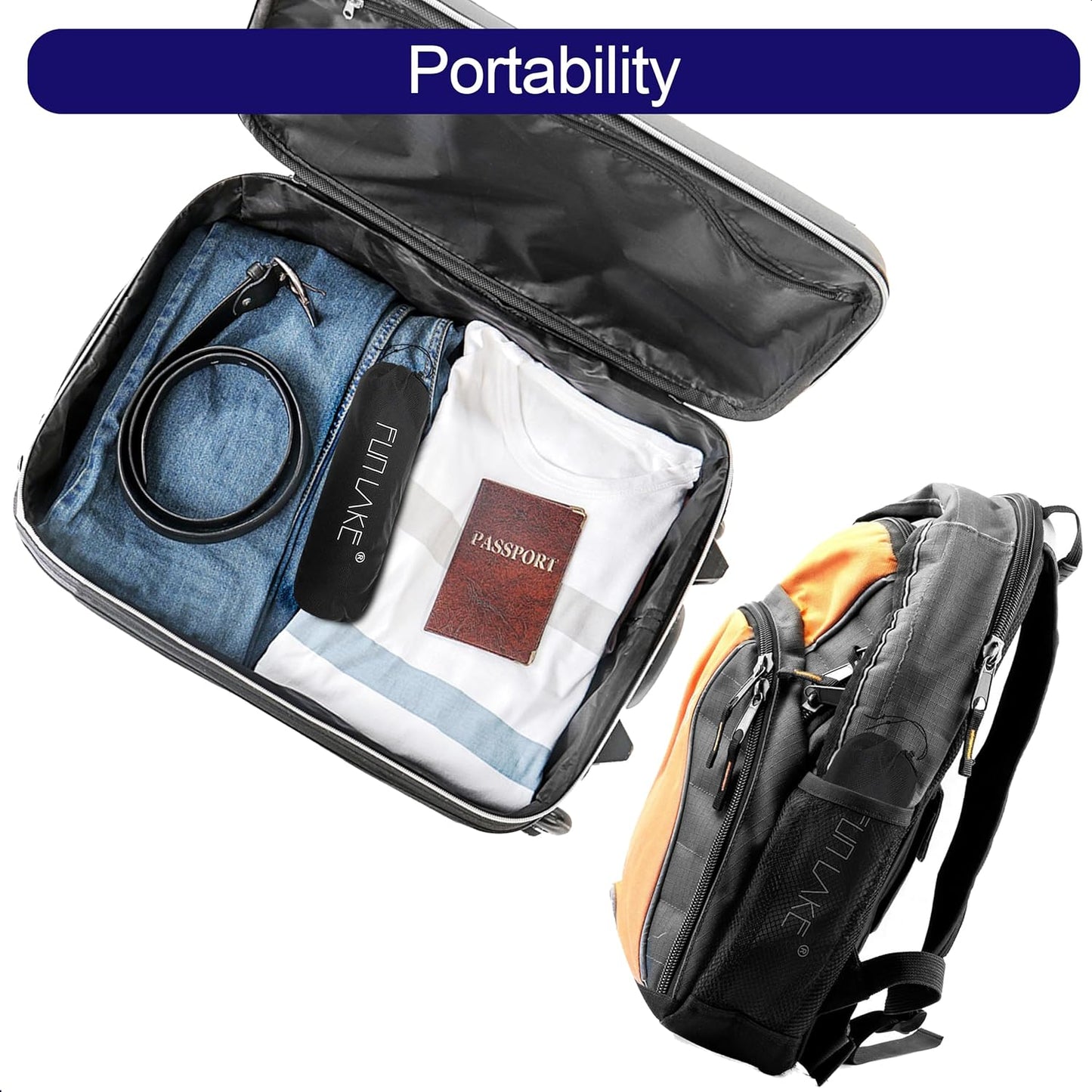 2-in-1 Airplane Footrest Pillow - Inflatable Travel Foot Hammock & Cushioned Foot Pad for Ultimate Comfort on Flights, Travel Accessories, Portable Foot Rest for Flights