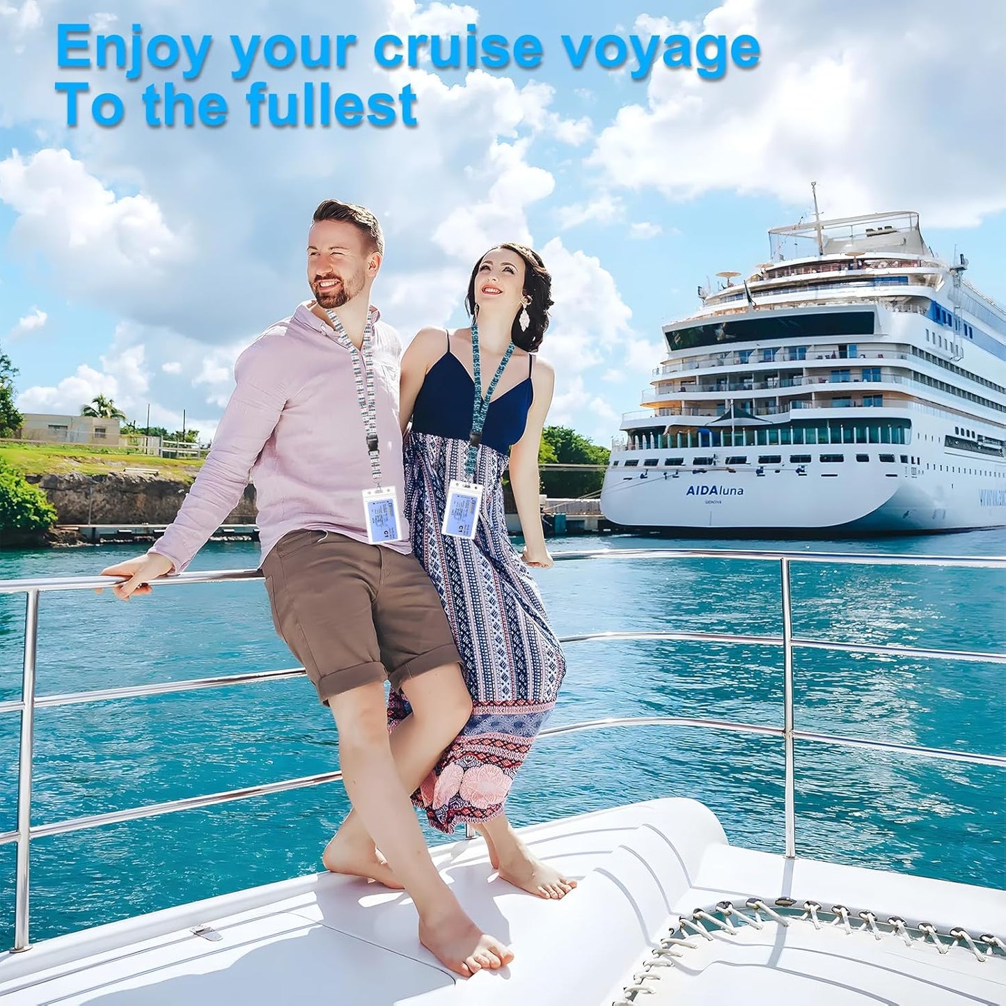 Cruise Ship Essentials, Magnetic Hooks for Cruise Cabins, Cruise Lanyard for Ship Cards, Cruise Luggage Tag Holder, Towel Clips for Chairs Cruise, Cruise Essentials 2025 for All Cruise Lines