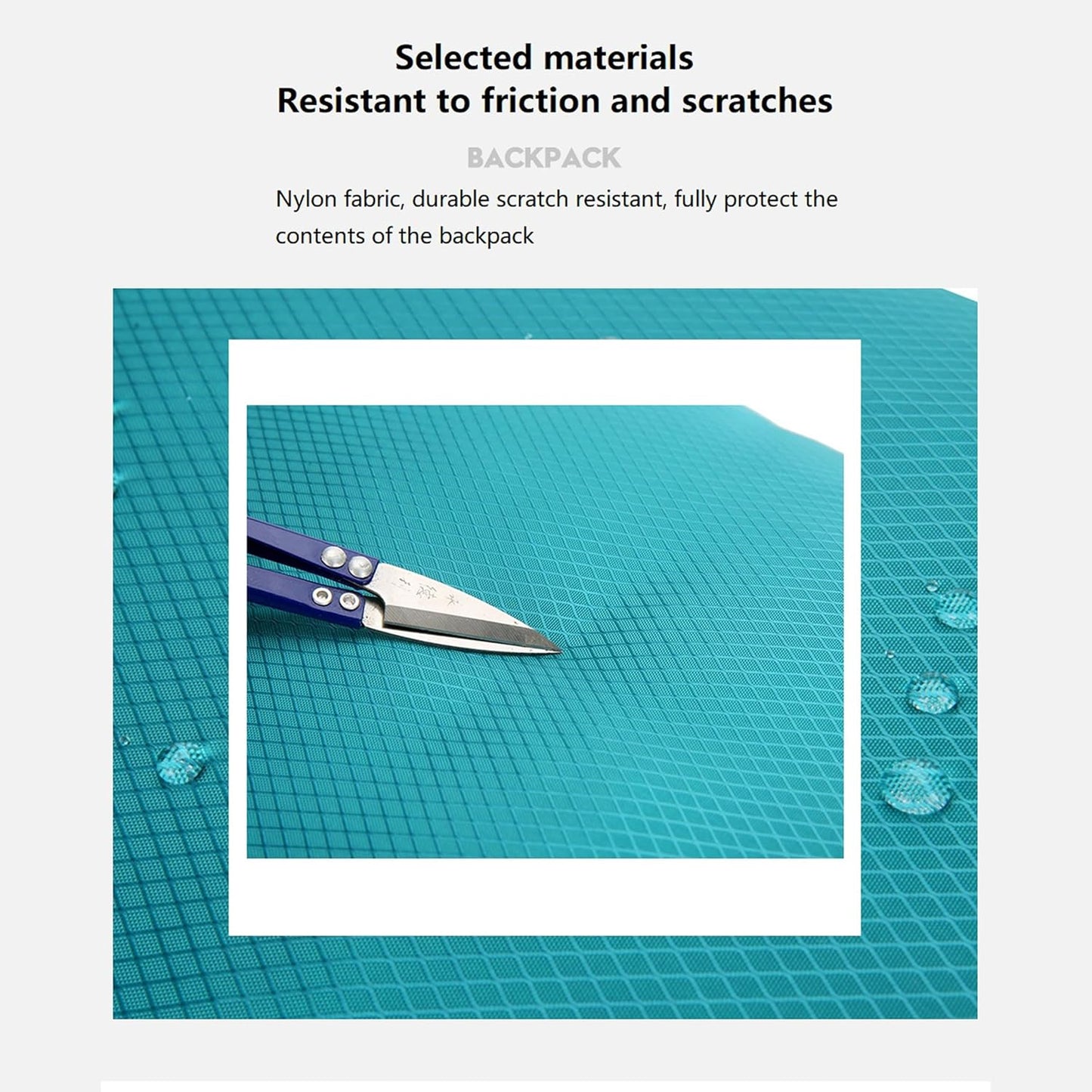 25L Hiking Backpack Foldable Sports Daypack Camping Collapsible Bag Water Repellent Lightweight Travel Men Women(Lake Blue)