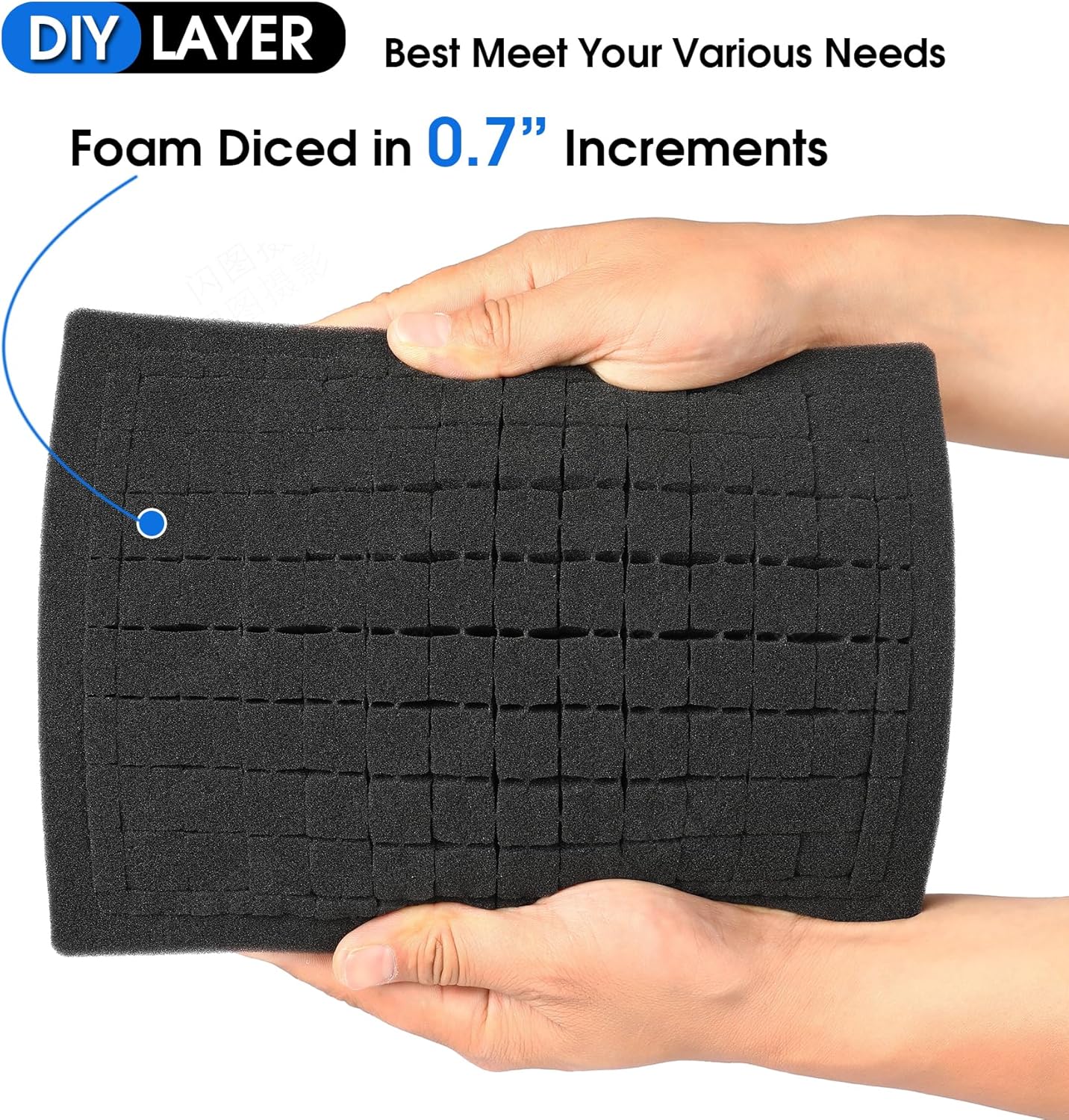 Case Organizer for GoPro Hero 13, Lockable TSA Dual Layer Waterproof Hard Carrying Case for GoPro Hero 12/11/10/9/8/Media Mod/Volta/Creator Edition/Action Camera and Other Accessories