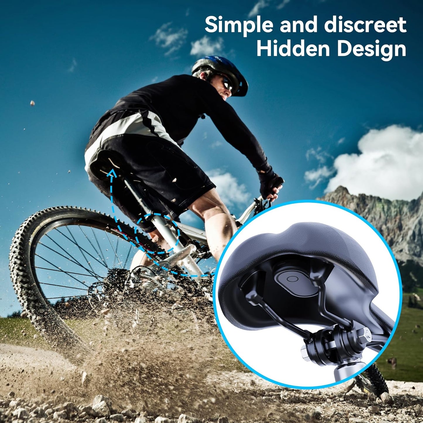 2 Pack for Samsung Smart Tag 2 Adhesive Mount, ABS Waterproof Case with 3M Adhesive Sticker Stick on Car/Bike/Luggage & More for Galaxy Smart Tag 2, Hidden Smarttag2 Full Protective Holder Anti-Lost