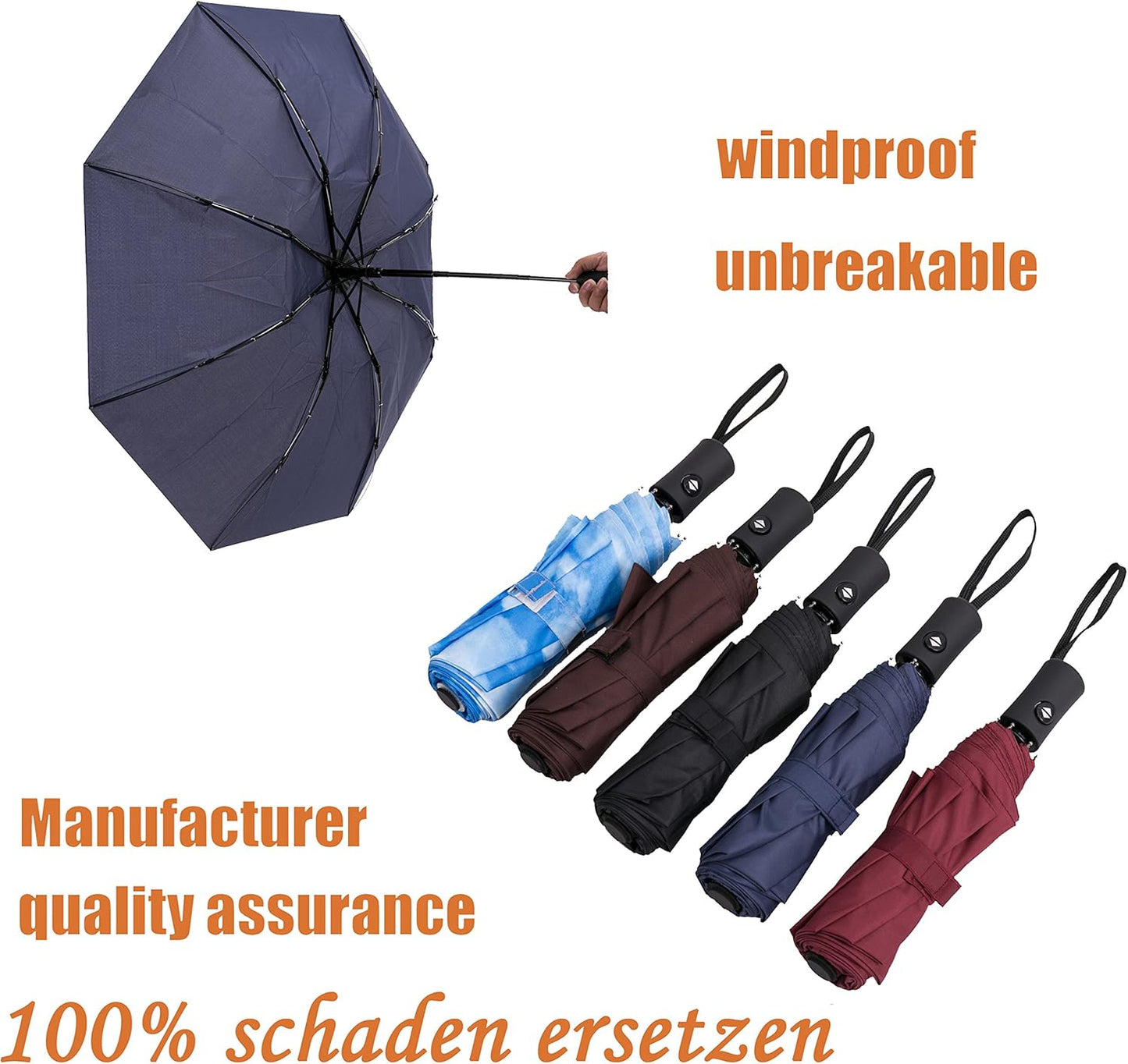 SY COMPACT Travel Umbrella Windproof Automatic Umbrellas Small Compact UV Sun Protection Factory Outlet Umbrella