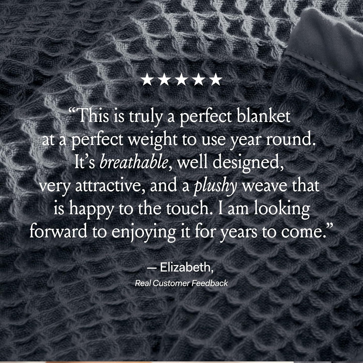 BOLL & BRANCH Waffle Bed Blanket - Twin, White - Luxury 100% Organic Cotton - Soft, Lightweight, Breathable - Textured Waffle Weave Design