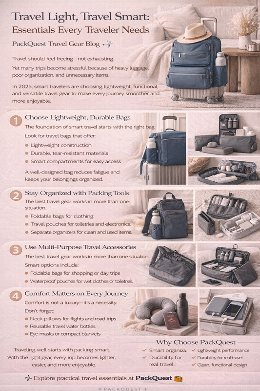 Travel Light, Travel Smart: Essentials Every Traveler Needs