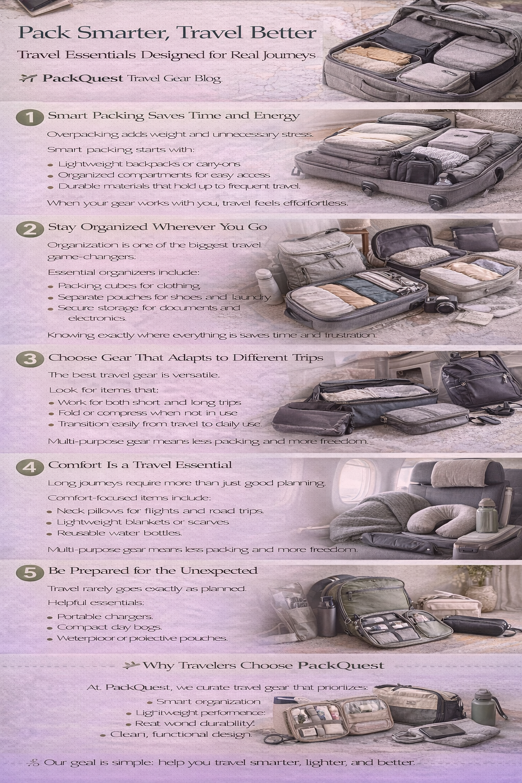 Pack Smarter, Travel Better: Travel Essentials Designed for Real Journeys PackQuest