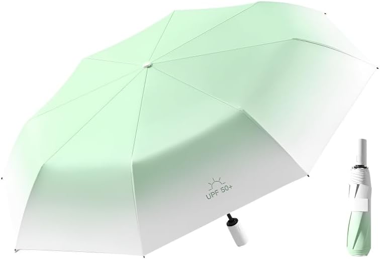 Compact Travel Umbrella - Auto Open Close Small Umbrella, Lightweight Design for Sun & Rain Protection