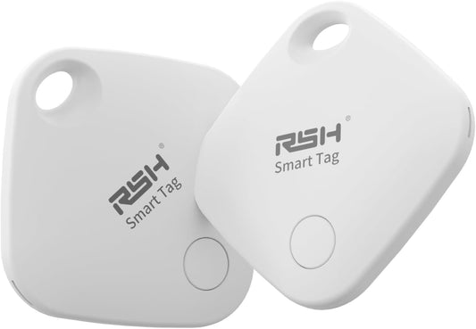 Air Tracker Tag 4 Pack Bluetooth Luggage Tracker tag Locator Works with Apple Find My,Smart Tracker for Suitcase, Bag, Backpack, Wallet,Replaceable Battery Smart tag Item Finder