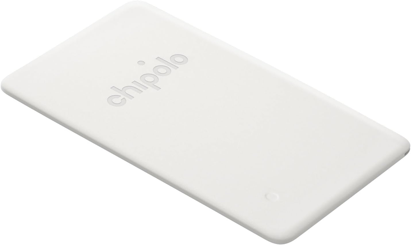 Chipolo Card Point - Wallet Finder, Bluetooth Tracker for Wallet, Item Finder, Passport Finder - Works with Google's Find My Device app (Android only) (Off White)