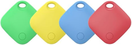 RSH Air Tracker Tag 4 Pack Bluetooth Luggage Tracker tag Locator Works with Apple Find My,Smart Tracker for Suitcase, Bag, Backpack, Wallet,Replaceable Battery Smart tag Item Finder