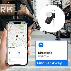 Air TrackerTags-2 Pack Tracker Tag Work with Apple Find My (iOS 14.6 Above Only) Smart Tag Item Finders for Key, Luggage, Backpack，etc. ((White, 2 Pack)