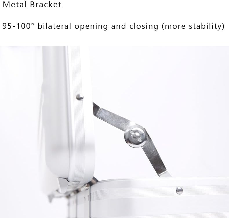 Aluminum Briefcase Metal Toolkit Box TSA Combination Lock Luxury Case with Foam for Wine/Jewellery/Watch/Equipment/Camera