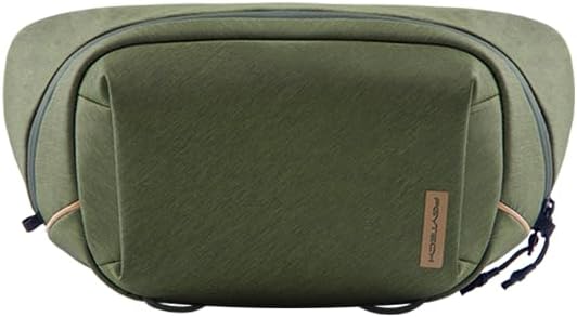 PGYTECH OneGo Solo V2 Camera Sling Bag, 4L Camera Chest Bag Crossbody Fanny Pack for Urban Travel Photographers, Small Shoulder Slingpack for Sony/Canon/Nikon/Mirrorless, Green