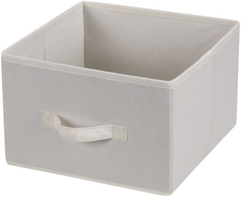 Household Essentials 311344 10 Pocket Hanging Shoe Storage Organizer for Closets | Natural Canvas