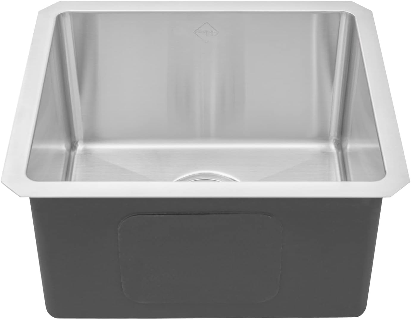 17 in. x 15 in. x 9 in. 16-Gauge Stainless Steel Undermount Single Bowl Bar Prep Kitchen Sink with Bottom Grid Set, Silicon Dishrack, Pot Mat and Strainer