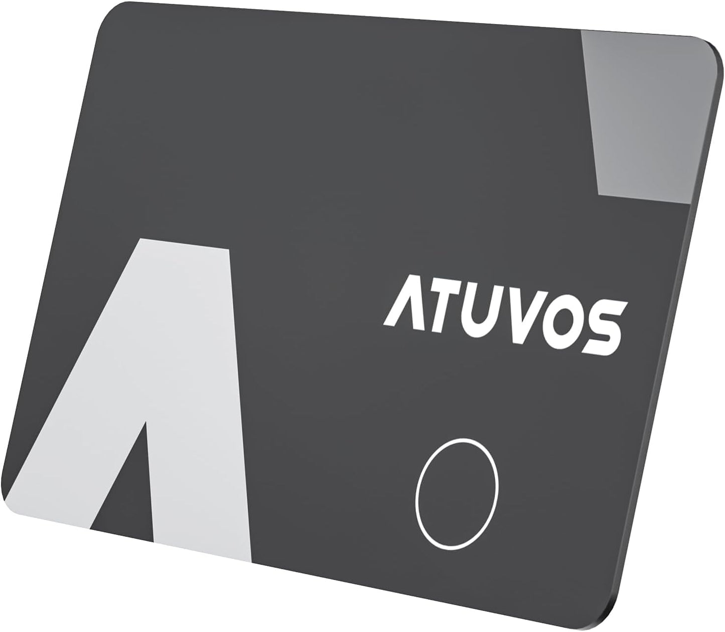 ATUVOS Wallet Tracker Finder Card, Ultra-Thin 1.6mm & 3-Year Battery, Smart Bluetooth Tracker Works with Apple Find My (iOS Only), Item Locator for Luggage Tags, Passports, IP67 Waterproof, 1 Pack