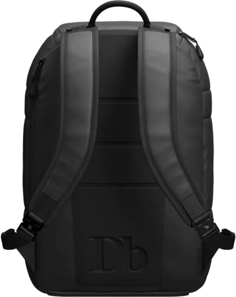 Db Journey Ramverk Backpack - Durable Travel Backpack with Laptop Compartment & Pockets for Work, Luggage Backpack with Roller Bag Hook Up System, 21L - Black Out