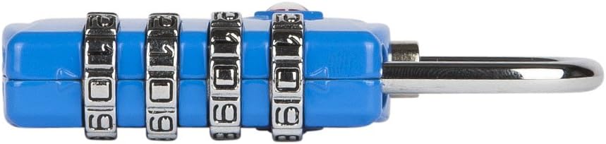 TSA Luggage Locks with 4 Digit Combination – Heavy Duty Set Your Own Padlocks for Travel, Baggage, Suitcases & Backpacks - Blue