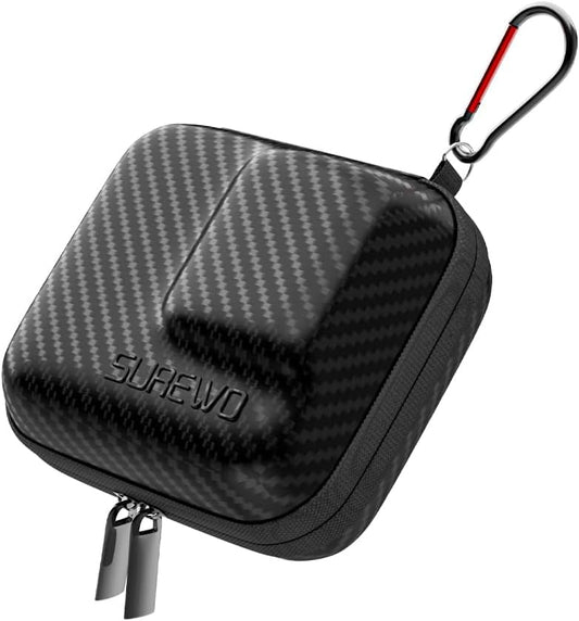 SUREWO Hard Carrying Case for GoPro Hero 13, Mini Hard Shell Carrying Case Travel Portable Storage Bag for GoPro Hero 12/11/10/9/8/7/6/5/4,DJI Osmo Action 3,AKASO,Campark,YI Action Camera and More