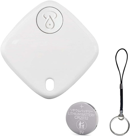 Bluetooth Tracker Keys Finder and Item Locator (iOS Only); Up to 200 ft Find Nearby, Phone Finder, Replaceable Battery, Suitable to Track Keys/Backpacks/Luggage/Suitcases. 1-Pack