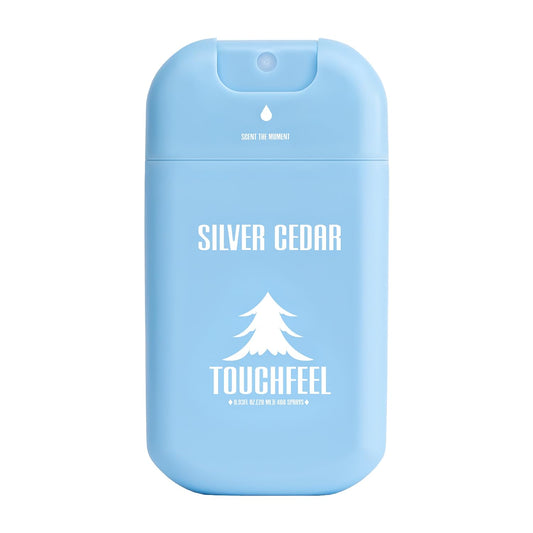 Power Mist Hand Sanitizer Spray, Scented Hydrating Hand Sanitizers Travel Size Refillable, Pocket Portable 1-Pack (Silver Cedar) 0.93Fl Oz 460-Sprays Each