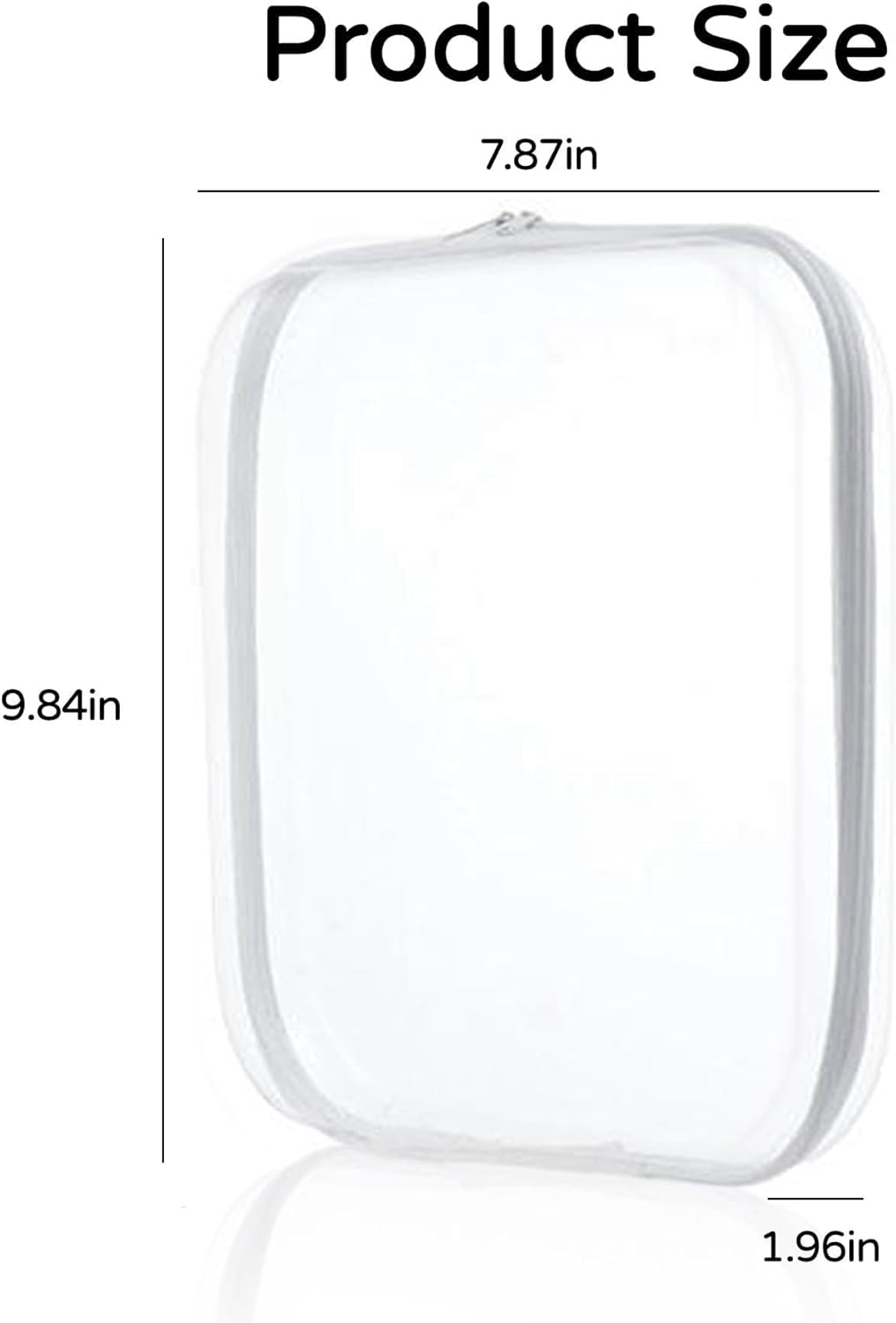 3PCS Zippered Transparent Cases for Snacks,Portable Waterproof Cosmetic Bag with Zipper,Clear Hard Shell Zipper Case for Cosmetic Storage, Putting Snacks, Pencil Case