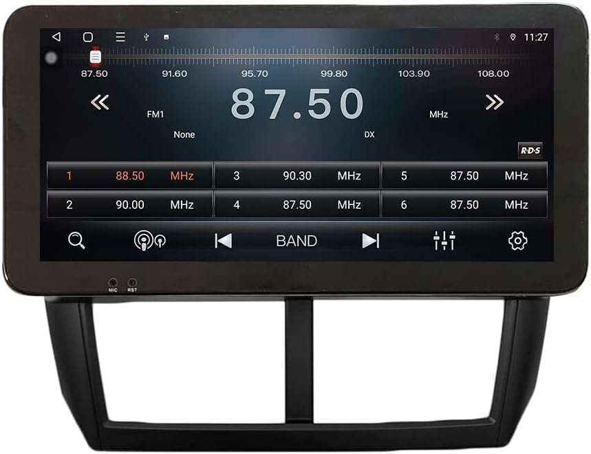 Kunfine CarPlay Android Auto Navigation Stereo GPS Radio Reverse Camera Display 10.33" QLED Touchscreen Headunit Tablet Pad Media Player for Subaru Forester 2007-2013, if Applicable Octa Core 6G+128G